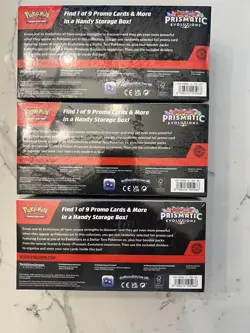 Pokemon TCG: Scarlet & Violet Prismatic Evolutions Surprise Box Sealed Lot of 3 - Image 2