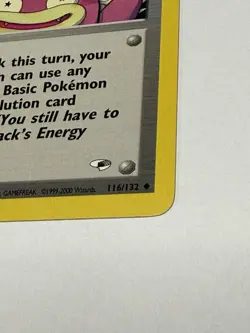 Recall 116/132 Pokemon Gym Heroes Regular - Image 4