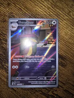 Gumshoos 153/132 Illustration Rare Pokemon Mega Evolution NM - Image 1