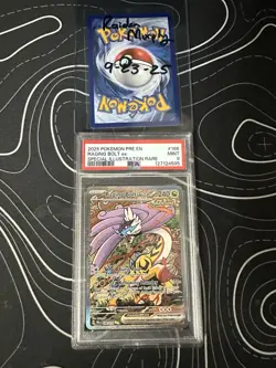 Pokemon TCG Prismatic Evolutions Raging Bolt Ex Psa 9 - Image 1