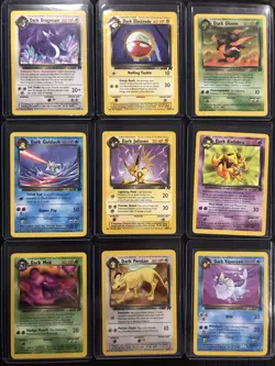 Pokemon Team Rocket Unlimited 39/50 Common And Uncommon Set NM Missing 11 - Image 1