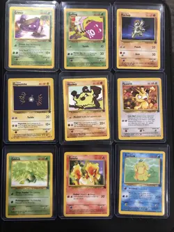 Pokemon Team Rocket Unlimited 39/50 Common And Uncommon Set NM Missing 11 - Image 5