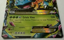 Pokemon M Mega Venusaur EX XY Base Set 2/146 Ultra Rare 2014 NM - Image 2