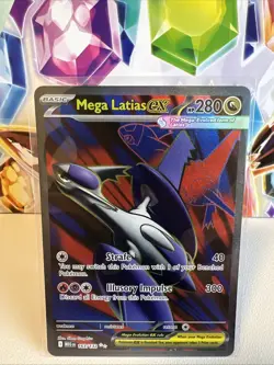 Mega Latias ex 163/132 Ultra Rare Full Art (FA) - Pokemon TCG Mega Evolution NM - Image 1