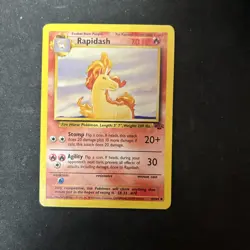 Pokemon TCG Rapidash Jungle 44/64 Regular Unlimited Uncommon - Image 1