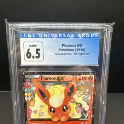 Flareon EX (RC6/RC32) - CGC 6.5 - 2016 Generations Radiant Collection - Pokemon - Image 3