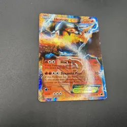 Heatran EX Plasma Freeze 13/116 Ultra Rare Holo Full Art 2013 Pokemon - Image 2