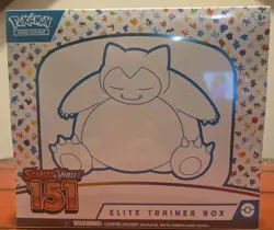 Pokemon TCG Scarlet & Violet 151 Elite Trainer Box ETB Sealed - Snorlax Promo - Image 1