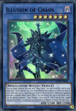 Illusion Of Chaos - Super Rare 1st Edition RA02-EN020 - NM - YuGiOh - Image 1