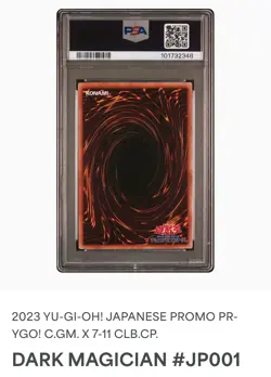 2023 YU-GI-OH! JPN PROMO #JP001 DARK MAGICIAN PSA Gem Mint 10 - Image 4