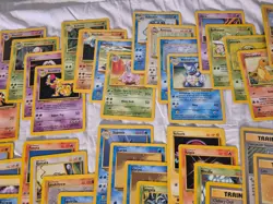 Lot of 65 Unique Different Base Set Vintage 1999 Pokemon Cards Rares NM EX LP - Image 4