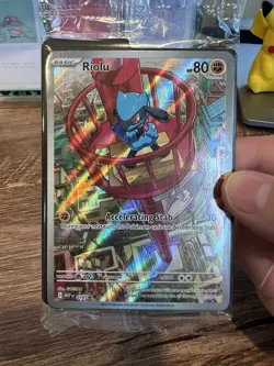 SEALED Pokemon TCG Riolu MEP 010 2025 Mega Evolution ETB Black Star Promo Card - Image 2