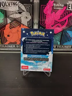 Pokemon Scarlet & Violet Shiny Koraidon or Miraidon Serial Code Card - Image 2