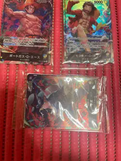 One Piece Seven Eleven Promo Card set Sealed Luffy sabo ace Japanese e191 - Image 1