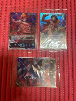 One Piece Seven Eleven Promo Card set Sealed Luffy sabo ace Japanese e191 - Image 2