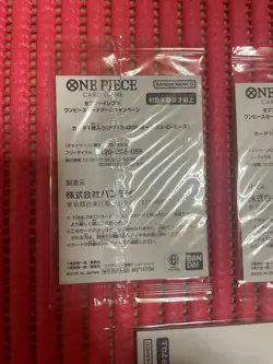 One Piece Seven Eleven Promo Card set Sealed Luffy sabo ace Japanese e190 - Image 5