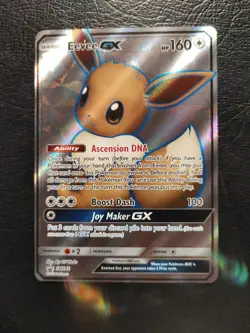 Pokemon Eevee GX TCG Full Art Holo Rare Black Star Promo Card SM242 - Image 1