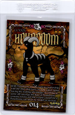 houndoom Peruvian Halloween Pokemon card - Image 1
