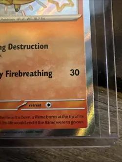 Pokemon TCG Paldean Fates Charmander Holo Card 109/091 Shiny Rare Baby Shiny - Image 4