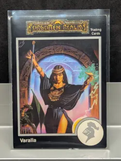 Varalla, Lich-Queen #327 Silver D&D Forgotten Realms Trading Card - Image 1