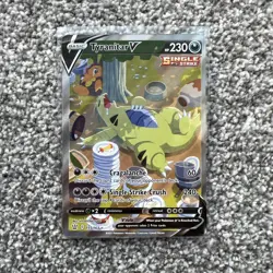Pokemon TGC Tyranitar V Alternative Art Holo Card 155/163 BattleStyles NM - Image 1