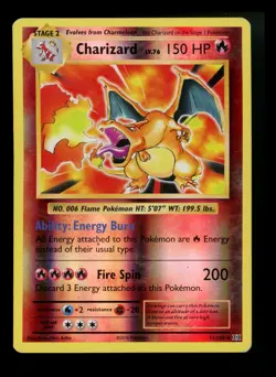 Charizard 11/108 XY Evolutions 2016 Reverse Holo Rare Pokemon Card TCG - Image 1