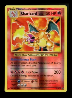 #3 Charizard 11/108 XY Evolutions 2016 Reverse Holo Rare Pokemon Card TCG - Image 1
