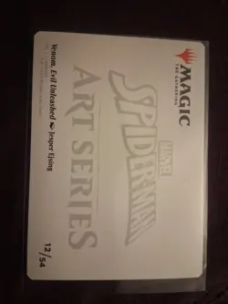 Venom, Evil Unleashed Art Card Art Series: Marvel's Spider-Man Regular - Image 2