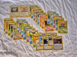 1999 Pokemon FOSSIL Set 32 Cards Near Complete Unlimited Edition Cards Lot NM EX - Image 1