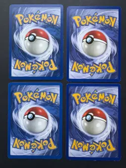 1999 POKEMON TCG VINTAGE WOTC BASE 2 SET TRAINER - 4 CARD LOT - Rare Lass - LP - Image 2