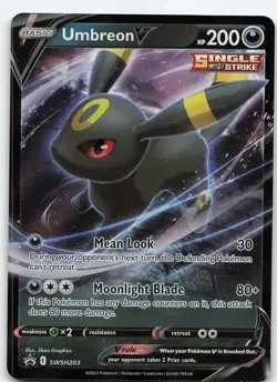 Umbreon V - SWSH203 Promo Holo SWSH: Sword & Shield Promo Cards NM Pokemon - Image 1