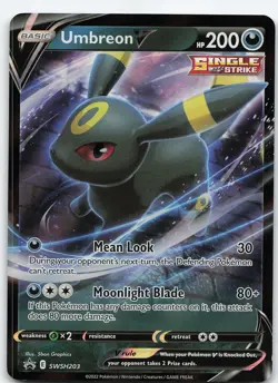 Umbreon V - SWSH203 Promo Holo SWSH: Sword & Shield Promo Cards NM Pokemon - Image 1
