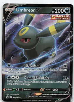 Umbreon V - SWSH203 Promo Holo SWSH: Sword & Shield Promo Cards NM Pokemon - Image 1