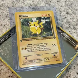 Pikachu 1st Edition 1999 WOTC VINTAGE GRAIL Pokemon Jungle #60/64 TCG Card LP - Image 5
