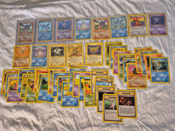 Near Complete Fossil Set 45 Cards WOTC Vintage Pokemon HOLO 1999 Holos Rares - Image 1