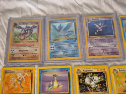 Near Complete Fossil Set 45 Cards WOTC Vintage Pokemon HOLO 1999 Holos Rares - Image 2