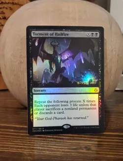 FOIL MTG Torment of Hailfire *Pre-release MP Hour of Devastation Magic FAST - Image 2