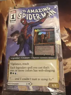 Magic The Gathering MagicCon ATL Promo Spider-Man Comic + J Jonah Jameson Promo - Image 1