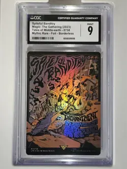 MTG CGC 9 UB: The Lord Of The Rings Spiteful Banditry (Borderless Foil) M 738 - Image 1