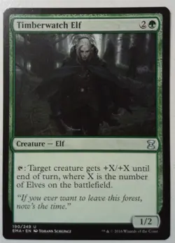 Timberwatch Elf *Uncommon* Magic MtG x1 Eternal Masters - Image 1
