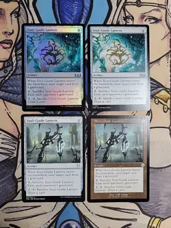 4x Soul-Guide Lantern (1 is Foil) - NM/M Mixed Sets WOE THB BRO MTG Magic - Image 1