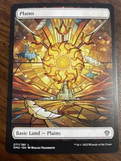 MTG - Plains 277 - Showcase Land Non-Foil Dominaria United DMU - Near Mint - Image 1