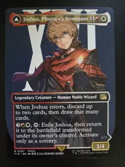 Joshua, Phoenix's Dominant NM BORDERLESS Final Fantasy MTG FREE SHIPPING - Image 1
