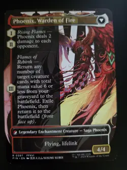 Joshua, Phoenix's Dominant NM BORDERLESS Final Fantasy MTG FREE SHIPPING - Image 2
