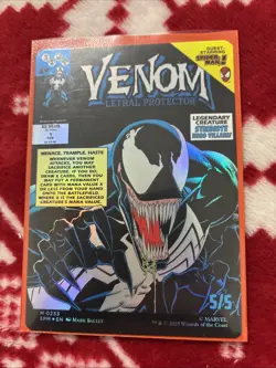 WOTC Marvel's Spider-Man Eddie Brock (0233) (Borderless) (MR) (Foil) NM - Image 2