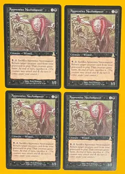 MTG APPRENTICE NECROMANCER (x4) Urza's Destiny (OldManMTG 010-852) - Image 1