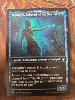 MTG EDH Custom Commander Deck: Callaphe, Beloved Of The Sea- Mono U Enchant - Image 1