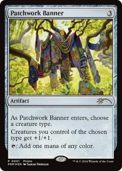 MTG TCG Patchwork Banner Foil Media Promo (b) - 0001 - NM - Image 1