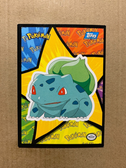 Bulbasaur #S6 Mewtwo Strikes Back - TOPPS Pokemon Sticker Card - EXCELLENT - Image 1