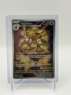 Pokemon Center Stamped Alakazam 009 Pokemon Mega Evolutions - ETB Promo FLAWLESS - Image 1